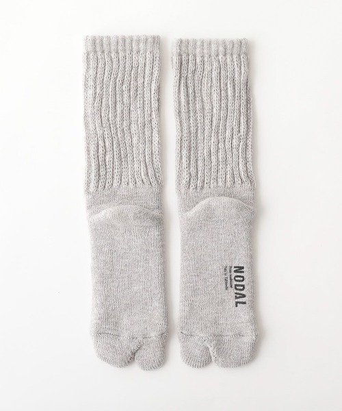 C.E.L.STORE（セルストア）の「NODAL / ノーダル Loose Fit Cotton Wool Socks ルーズフィット コットンウール 足袋ソックス（ソックス/靴下・メンズ・マスタード/ネイビー/サンドベージュ/レッド/ライトグレー・FREE）」の7枚目の写真