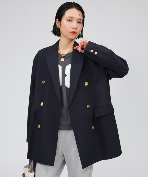 25SS✨バビロン キョウネンツイルジャケット 紺ブレ 金ボタン コットン 紺 25SS✨バビロン キョウネンツイルジャケット 紺ブレ 金ボタン