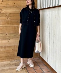 B:MING by BEAMS | カット カーディガン × ワンピース セット（S～M）【洗濯可・イージーケア】(ワンピース)