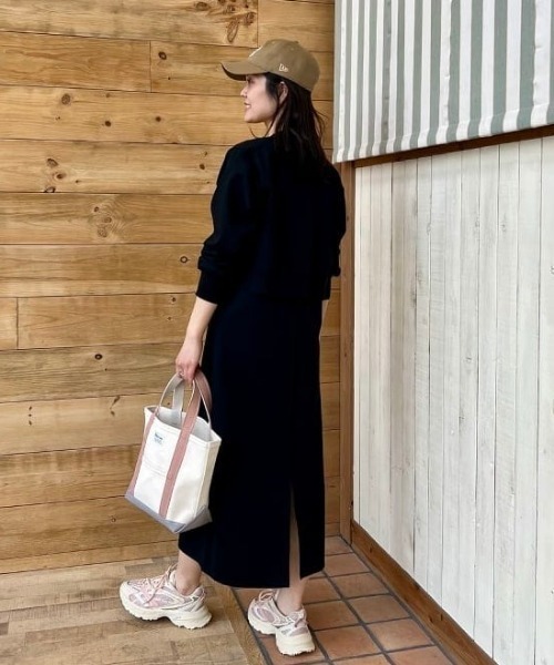 B:MING by BEAMS(ビーミングバイビームス)の「カット カーディガン × ワンピース セット(S~M)【洗濯可・イージーケア】(ワンピース・レディース・ホワイト系その他5/オリーブ/ブラック・SMALL/MEDIUM)」の5枚目の写真