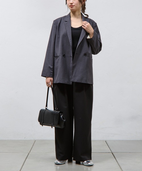 COLONY 2139（コロニートゥーワンスリーナイン）の「ヴィンテージ合皮ワンハンドルフラップバッグ（ハンドバッグ・レディース・ブラック/ブラウン/サックスブルー・FREE）」の7枚目の写真