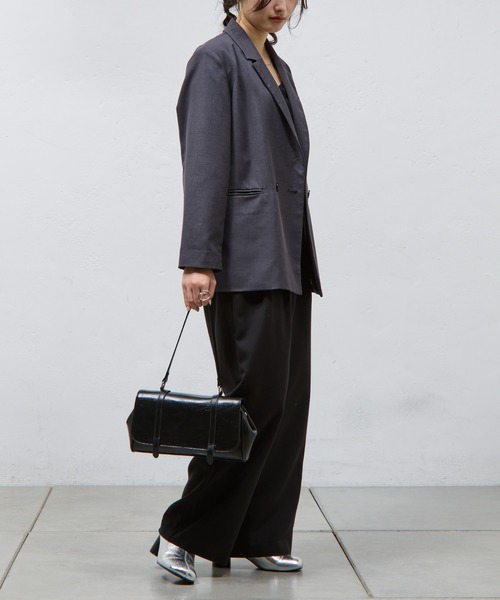 COLONY 2139（コロニートゥーワンスリーナイン）の「ヴィンテージ合皮ワンハンドルフラップバッグ（ハンドバッグ・レディース・ブラック/ブラウン/サックスブルー・FREE）」の8枚目の写真