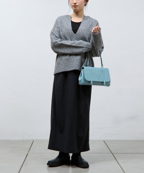 COLONY 2139（コロニートゥーワンスリーナイン）の「ヴィンテージ合皮ワンハンドルフラップバッグ（ハンドバッグ・レディース・ブラック/ブラウン/サックスブルー・FREE）」の19枚目の写真