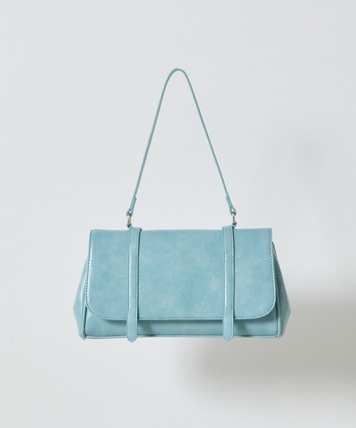 COLONY 2139（コロニートゥーワンスリーナイン）の「ヴィンテージ合皮ワンハンドルフラップバッグ（ハンドバッグ・レディース・ブラック/ブラウン/サックスブルー・FREE）」の22枚目の写真