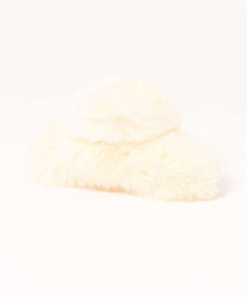 Dita Muaj.(ディータムアージュ)の「ふわふわファークリップ(バレッタ/ヘアクリップ・レディース・アイボリー/ブラック・FREE)」の12枚目の写真