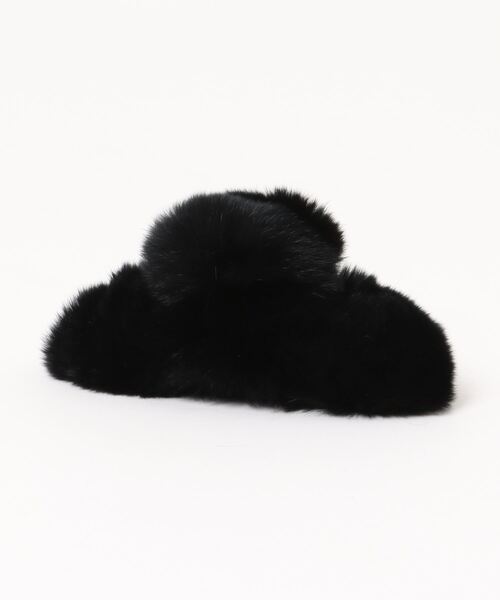 Dita Muaj.(ディータムアージュ)の「ふわふわファークリップ(バレッタ/ヘアクリップ・レディース・アイボリー/ブラック・FREE)」の13枚目の写真