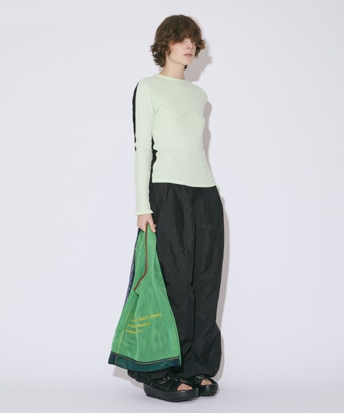 バッグ beautiful people marche flip bag beautiful people/alphabet embroidely marche flip bag