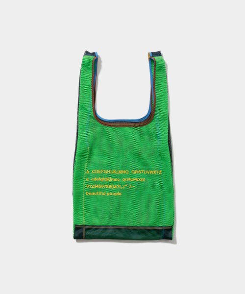 beautiful people（ビューティフルピープル）の「alphabet embroidery marche flip bag（トートバッグ・レディース・グリーン/レッド/ホワイト/ネイビー・FREE）」の5枚目の写真