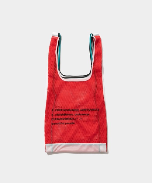 beautiful people（ビューティフルピープル）の「alphabet embroidery marche flip bag（トートバッグ・レディース・グリーン/レッド/ホワイト/ネイビー・FREE）」の7枚目の写真