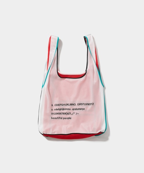 beautiful people（ビューティフルピープル）の「alphabet embroidery marche flip bag（トートバッグ・レディース・グリーン/レッド/ホワイト/ネイビー・FREE）」の8枚目の写真