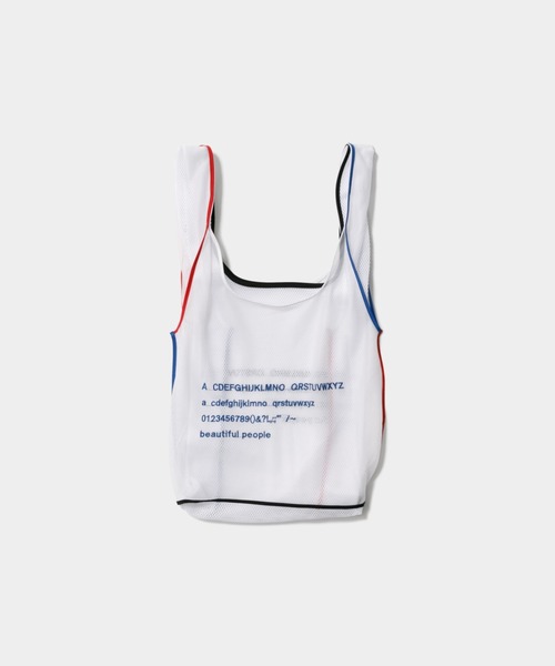 beautiful people（ビューティフルピープル）の「alphabet embroidery marche flip bag（トートバッグ・レディース・グリーン/レッド/ホワイト/ネイビー・FREE）」の12枚目の写真