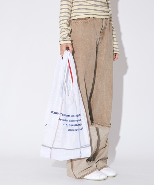 beautiful people（ビューティフルピープル）の「alphabet embroidery marche flip bag（トートバッグ・レディース・グリーン/レッド/ホワイト/ネイビー・FREE）」の19枚目の写真