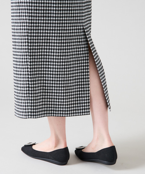 Tiara(ティアラ)の「リボンベルトタックラップスカート(セットアップ可)(スカート・レディース・ブラック/チェック/ベージュ・3/2)」の20枚目の写真