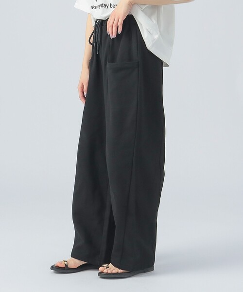 BEAMS HEART(ビームスハート)の「コクーン イージー スウェットパンツ(その他パンツ・レディース・ホワイト系その他5/ミント/ブラック・FREE)」の2枚目の写真