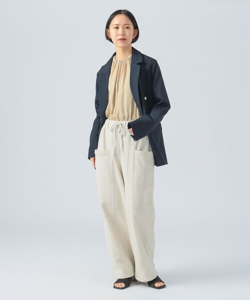 BEAMS HEART(ビームスハート)の「コクーン イージー スウェットパンツ(その他パンツ・レディース・ホワイト系その他5/ミント/ブラック・FREE)」の6枚目の写真