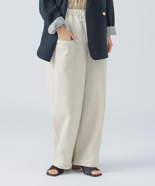 BEAMS HEART(ビームスハート)の「コクーン イージー スウェットパンツ(その他パンツ・レディース・ホワイト系その他5/ミント/ブラック・FREE)」の9枚目の写真