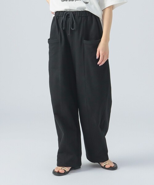 BEAMS HEART(ビームスハート)の「コクーン イージー スウェットパンツ(その他パンツ・レディース・ホワイト系その他5/ミント/ブラック・FREE)」の12枚目の写真