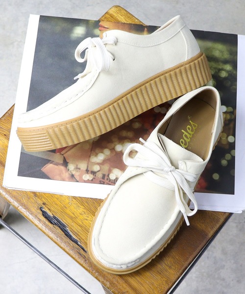 Dedes（デデス）の「軽量 ローカットモカシン モックシューズ ユニセックス（モカシン/デッキシューズ・レディース・アイボリー/ベージュ/ブラック/ブラック系1/ベージュ系2/ブラック系2/ベージュ系1・44/40/38/39/41/42/43/36/37）」の11枚目の写真