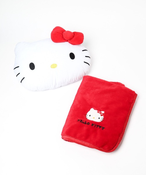 セール】【HELLO KITTY】ブランケット付きクッション 250469