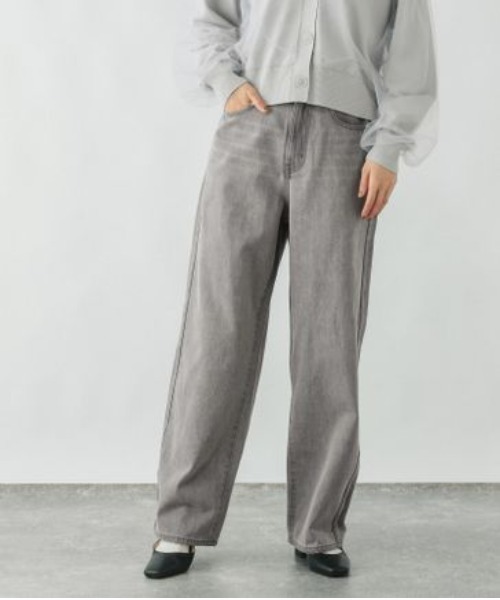 GLOBAL WORK(グローバルワーク)の「GOODデニムバギーパンツTall/209300(デニムパンツ・レディース・ベージュ/ネイビー/ブルー/グレー/ライトブルー・X-LARGE/LARGE/MEDIUM/SMALL)」の10枚目の写真