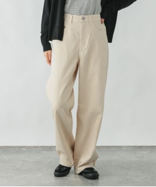 GLOBAL WORK(グローバルワーク)の「GOODデニムバギーパンツTall/209300(デニムパンツ・レディース・ベージュ/ネイビー/ブルー/グレー/ライトブルー・X-LARGE/LARGE/MEDIUM/SMALL)」の14枚目の写真