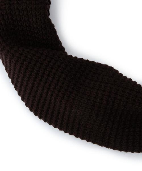 BEAUTY&YOUTH UNITED ARROWS（ビューティーアンドユースユナイテッドアローズ）の「BY カノコ スヌード◆（ストール/ショール・メンズ・オフホワイト/レッド/ブラック/ダークブラウン・フリー）」の6枚目の写真