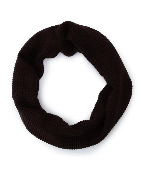 BEAUTY&YOUTH UNITED ARROWS（ビューティーアンドユースユナイテッドアローズ）の「BY カノコ スヌード◆（ストール/ショール・メンズ・オフホワイト/レッド/ブラック/ダークブラウン・フリー）」の7枚目の写真