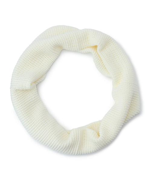 BEAUTY&YOUTH UNITED ARROWS（ビューティーアンドユースユナイテッドアローズ）の「BY カノコ スヌード◆（ストール/ショール・メンズ・オフホワイト/レッド/ブラック/ダークブラウン・フリー）」の9枚目の写真