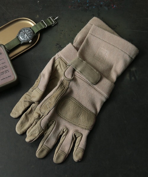 MILITARY(ミリタリー)の「実物 新品 デッドストック 米軍 Max Grip FROG コンバットグローブ(手袋・メンズ・タン・MEDIUM)」の11枚目の写真