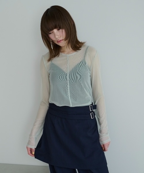 thenewyouthpark リボントップス SLY | SQUARE NECK RIBBON トップス (その他アウター ) |SHEL