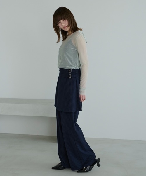 thenewyouthpark リボントップス SLY | SQUARE NECK RIBBON トップス (その他アウター ) |SHEL