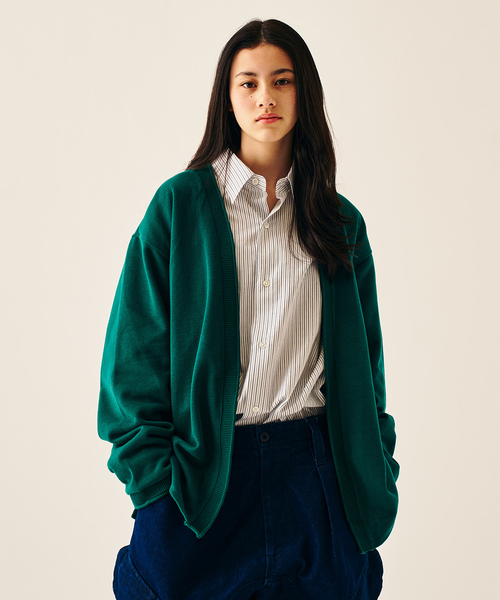 417 EDIFICE（フォーワンセブンエディフィス）の「ロールネックニット カーディガン（カーディガン/ボレロ・メンズ・ホワイト/ライトグレー/ブラック/イエロー/オレンジ/グリーン/ブルー系その他・MEDIUM/LARGE）」の14枚目の写真