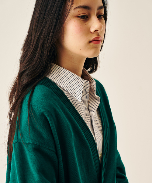 417 EDIFICE（フォーワンセブンエディフィス）の「ロールネックニット カーディガン（カーディガン/ボレロ・メンズ・ホワイト/ライトグレー/ブラック/イエロー/オレンジ/グリーン/ブルー系その他・MEDIUM/LARGE）」の18枚目の写真