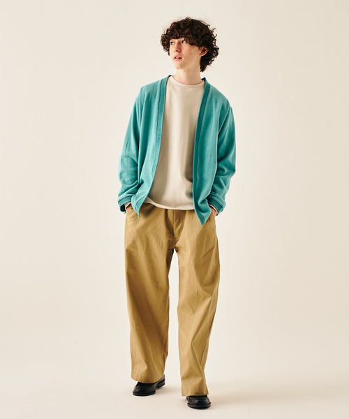 417 EDIFICE（フォーワンセブンエディフィス）の「ロールネックニット カーディガン（カーディガン/ボレロ・メンズ・ホワイト/ライトグレー/ブラック/イエロー/オレンジ/グリーン/ブルー系その他・MEDIUM/LARGE）」の19枚目の写真