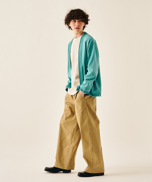 417 EDIFICE（フォーワンセブンエディフィス）の「ロールネックニット カーディガン（カーディガン/ボレロ・メンズ・ホワイト/ライトグレー/ブラック/イエロー/オレンジ/グリーン/ブルー系その他・MEDIUM/LARGE）」の22枚目の写真