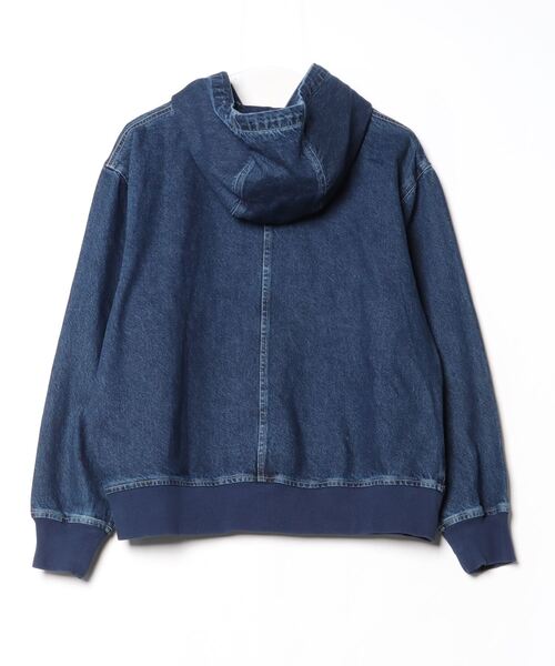 ONLY NY（オンリーニューヨーク）の「【ONLY NY】オンリーニューヨーク 24FW Denim Hoodie（パーカー・メンズ・インディゴブルー・LARGE）」の2枚目の写真