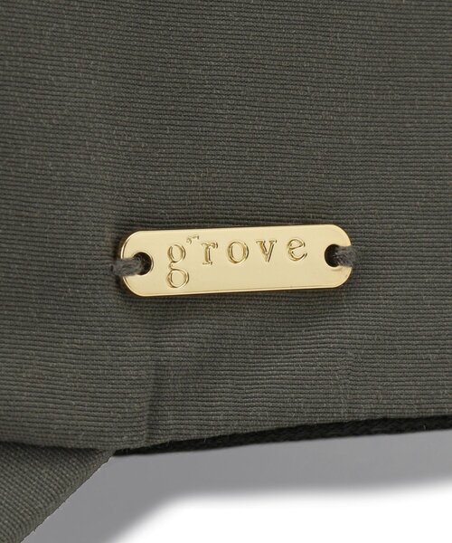 grove（グローブ）の「メタルプレートキャップ（キャップ・レディース・チャコールグレー/ライトベージュ/ブラック・00）」の9枚目の写真