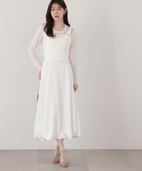 PROPORTION BODY DRESSING(プロポーションボディドレッシング)の「サテンバルーンスカート / 1215120209(スカート・レディース・ホワイト/ピンク・SMALL/MEDIUM)」の5枚目の写真