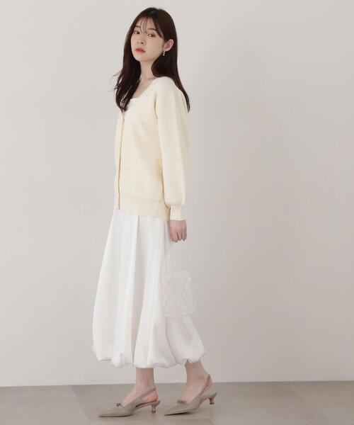 PROPORTION BODY DRESSING(プロポーションボディドレッシング)の「サテンバルーンスカート / 1215120209(スカート・レディース・ホワイト/ピンク・SMALL/MEDIUM)」の8枚目の写真