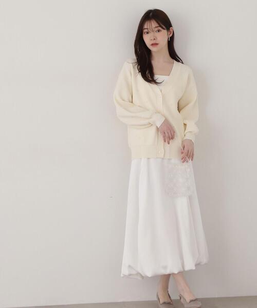 PROPORTION BODY DRESSING(プロポーションボディドレッシング)の「サテンバルーンスカート / 1215120209(スカート・レディース・ホワイト/ピンク・SMALL/MEDIUM)」の9枚目の写真