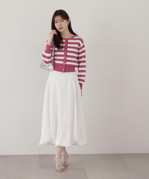 PROPORTION BODY DRESSING(プロポーションボディドレッシング)の「サテンバルーンスカート / 1215120209(スカート・レディース・ホワイト/ピンク・SMALL/MEDIUM)」の12枚目の写真