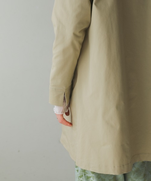 Bou Jeloud（ブージュルード）の「コットンストレッチコート（その他アウター・レディース・ピンク/ベージュ/ネイビー・38）」の4枚目の写真