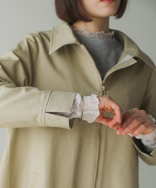 Bou Jeloud（ブージュルード）の「コットンストレッチコート（その他アウター・レディース・ピンク/ベージュ/ネイビー・38）」の6枚目の写真