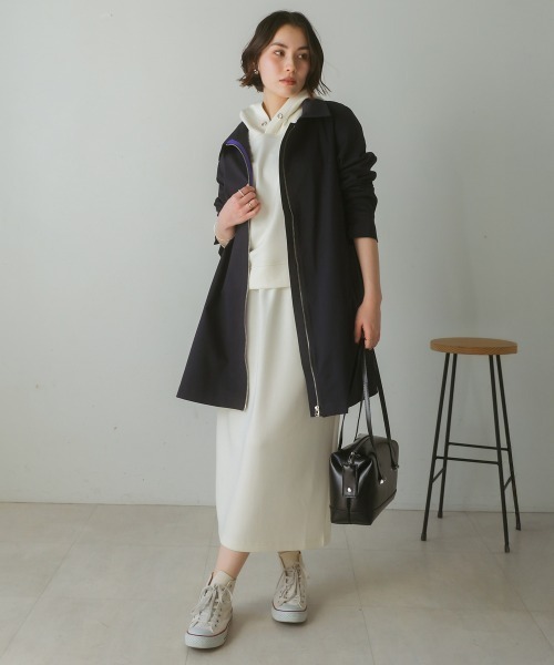 Bou Jeloud（ブージュルード）の「コットンストレッチコート（その他アウター・レディース・ピンク/ベージュ/ネイビー・38）」の9枚目の写真