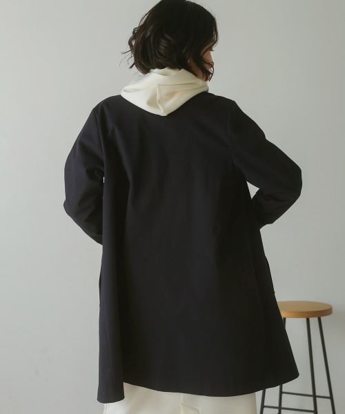 山夫人 新品　BOUJELOUD 中綿ドッキングブークレコート スクエアチュニック