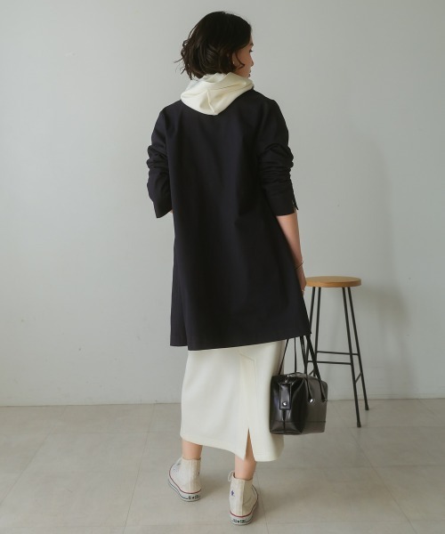 Bou Jeloud（ブージュルード）の「コットンストレッチコート（その他アウター・レディース・ピンク/ベージュ/ネイビー・38）」の15枚目の写真