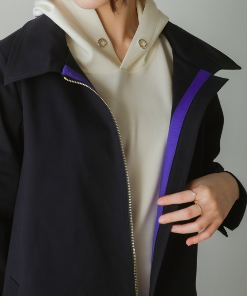 Bou Jeloud（ブージュルード）の「コットンストレッチコート（その他アウター・レディース・ピンク/ベージュ/ネイビー・38）」の16枚目の写真