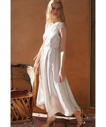 Ella Satin Long Dress サテンバイアスロングドレス