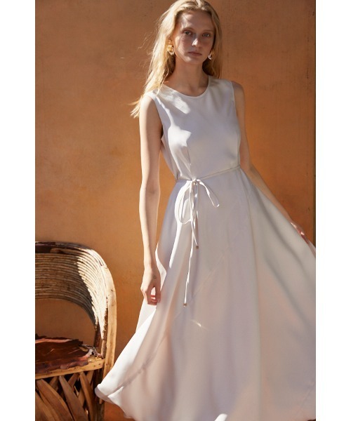Estella.K(エステラケー)の「Ella Satin Long Dress サテンバイアスロングドレス(ワンピース・レディース・ブラック/ミント/アイボリー系・FREE)」の15枚目の写真