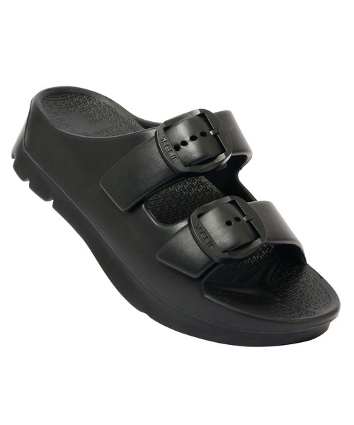 TELIC（テリック）の「TELIC/テリック メンズ レディース サンダル リカバリーサンダル ビーチサンダル 下北沢病院推奨 W-BUCKLE2（サンダル・メンズ・ブラック・L/XL/ML/M/S）」の2枚目の写真